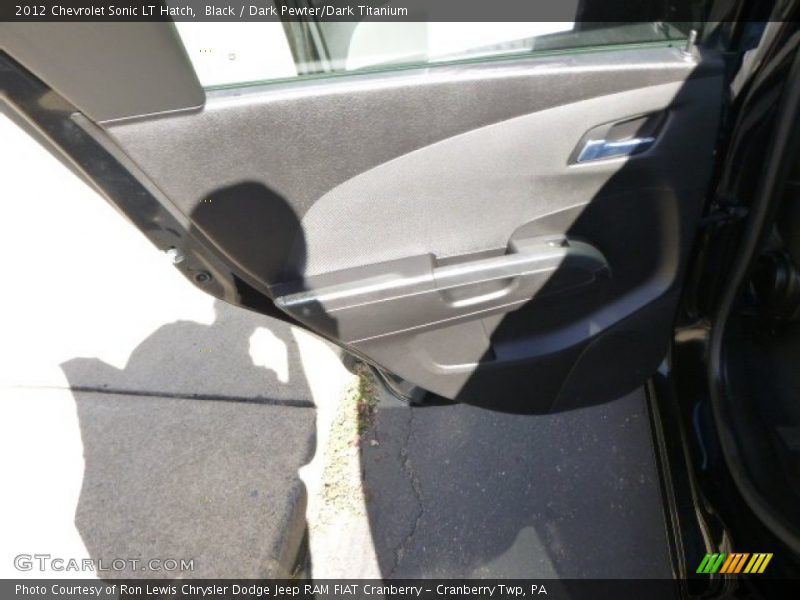 Black / Dark Pewter/Dark Titanium 2012 Chevrolet Sonic LT Hatch