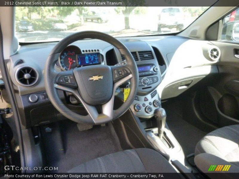 Black / Dark Pewter/Dark Titanium 2012 Chevrolet Sonic LT Hatch