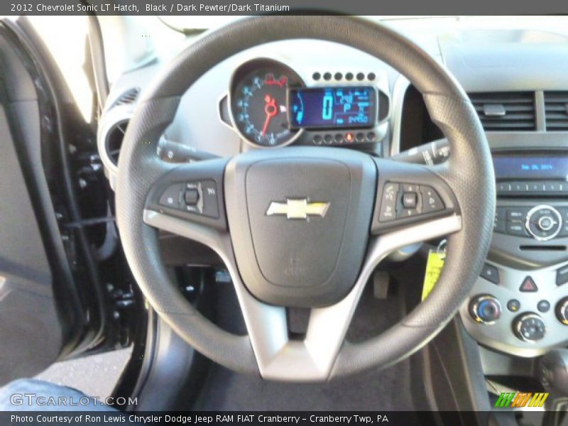 Black / Dark Pewter/Dark Titanium 2012 Chevrolet Sonic LT Hatch