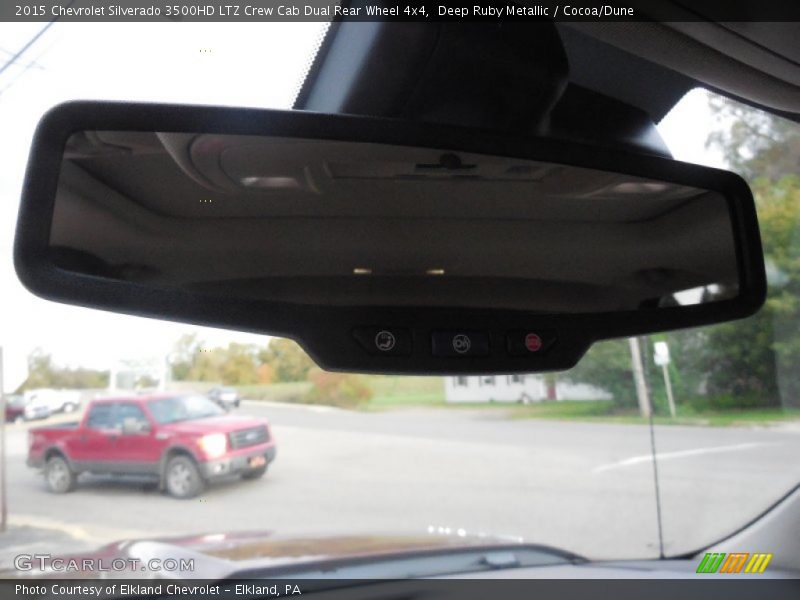 Deep Ruby Metallic / Cocoa/Dune 2015 Chevrolet Silverado 3500HD LTZ Crew Cab Dual Rear Wheel 4x4
