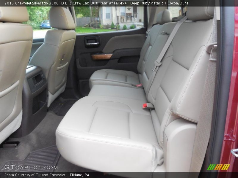 Deep Ruby Metallic / Cocoa/Dune 2015 Chevrolet Silverado 3500HD LTZ Crew Cab Dual Rear Wheel 4x4