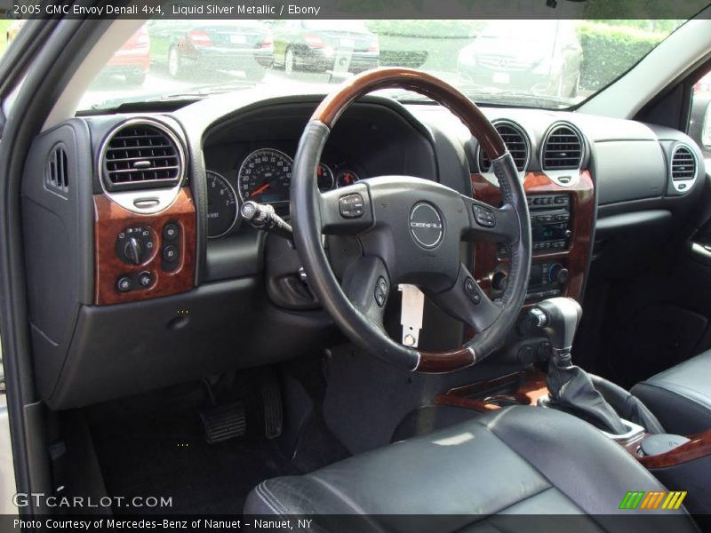 Liquid Silver Metallic / Ebony 2005 GMC Envoy Denali 4x4