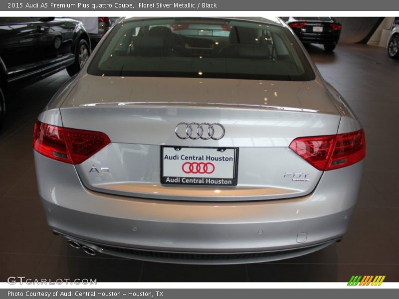Floret Silver Metallic / Black 2015 Audi A5 Premium Plus quattro Coupe