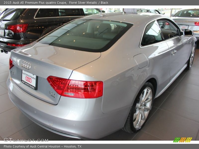 Floret Silver Metallic / Black 2015 Audi A5 Premium Plus quattro Coupe