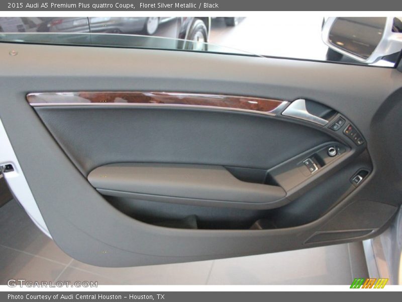 Floret Silver Metallic / Black 2015 Audi A5 Premium Plus quattro Coupe