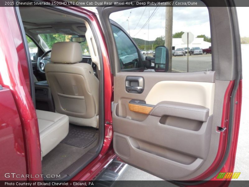 Deep Ruby Metallic / Cocoa/Dune 2015 Chevrolet Silverado 3500HD LTZ Crew Cab Dual Rear Wheel 4x4
