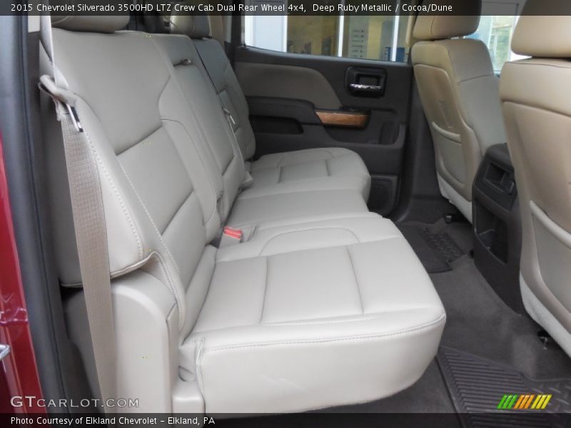 Deep Ruby Metallic / Cocoa/Dune 2015 Chevrolet Silverado 3500HD LTZ Crew Cab Dual Rear Wheel 4x4