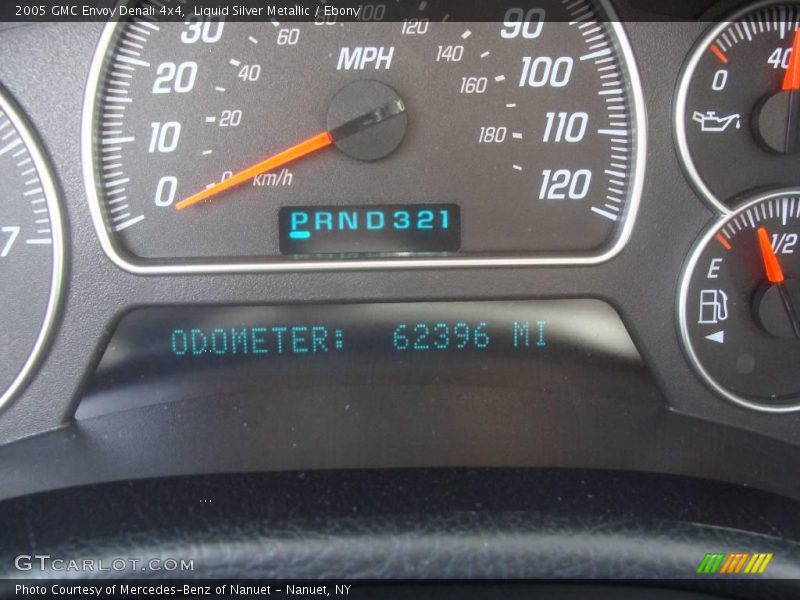 Liquid Silver Metallic / Ebony 2005 GMC Envoy Denali 4x4
