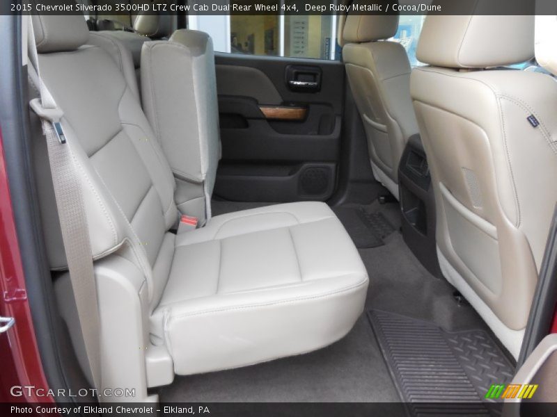 Deep Ruby Metallic / Cocoa/Dune 2015 Chevrolet Silverado 3500HD LTZ Crew Cab Dual Rear Wheel 4x4