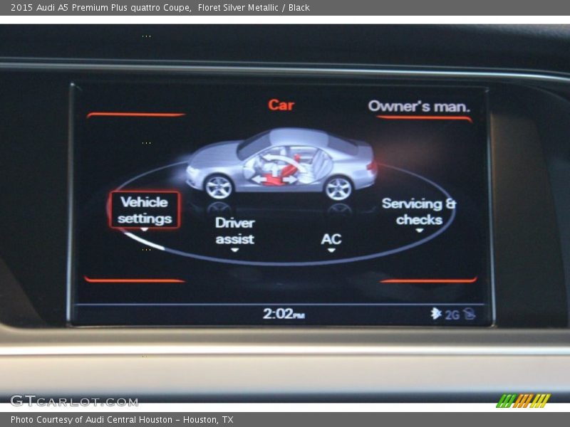 Floret Silver Metallic / Black 2015 Audi A5 Premium Plus quattro Coupe
