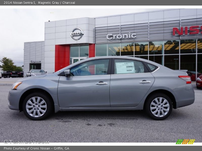 Magnetic Gray / Charcoal 2014 Nissan Sentra S