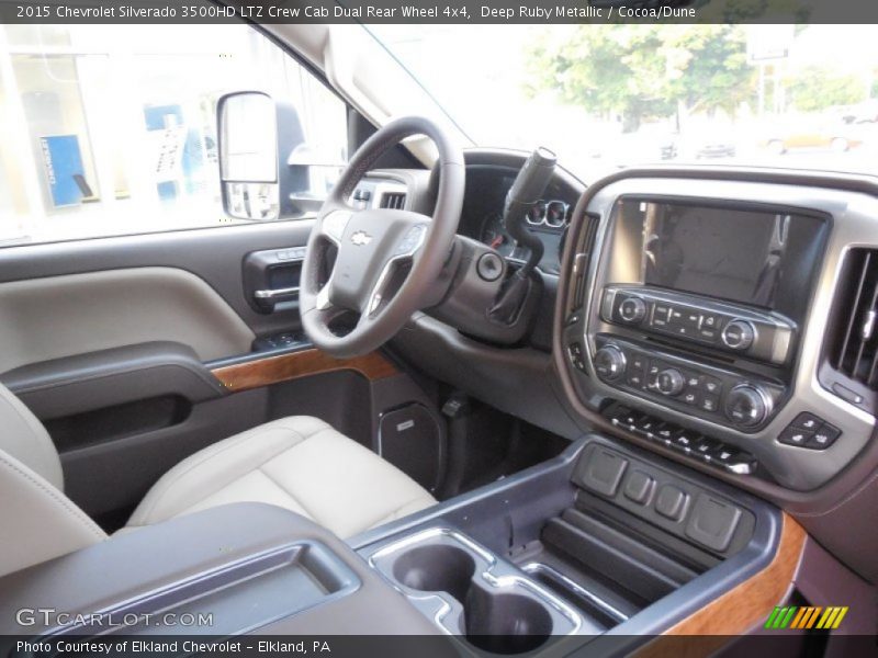 Deep Ruby Metallic / Cocoa/Dune 2015 Chevrolet Silverado 3500HD LTZ Crew Cab Dual Rear Wheel 4x4