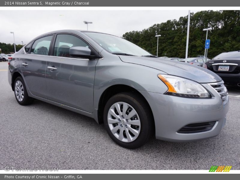 Magnetic Gray / Charcoal 2014 Nissan Sentra S