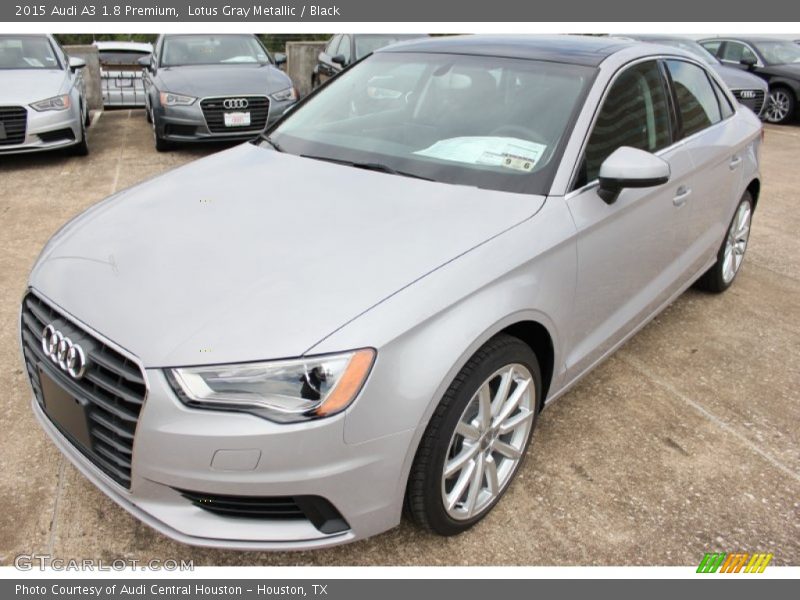 Lotus Gray Metallic / Black 2015 Audi A3 1.8 Premium