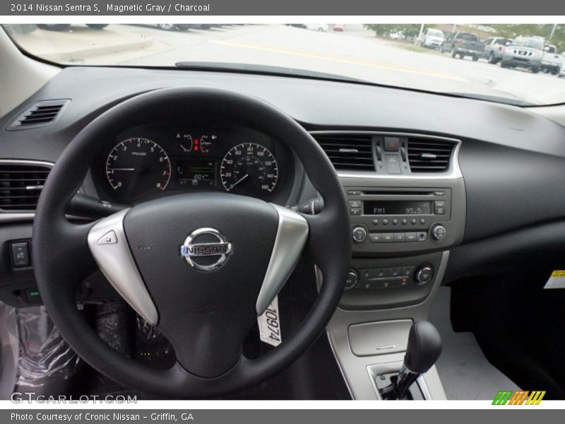 Magnetic Gray / Charcoal 2014 Nissan Sentra S
