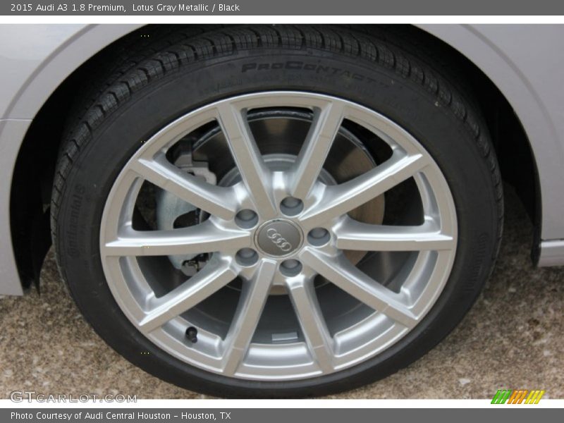 Lotus Gray Metallic / Black 2015 Audi A3 1.8 Premium