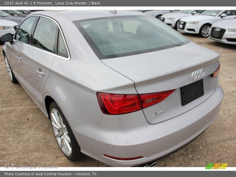 Lotus Gray Metallic / Black 2015 Audi A3 1.8 Premium