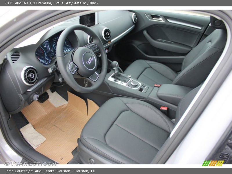 Lotus Gray Metallic / Black 2015 Audi A3 1.8 Premium