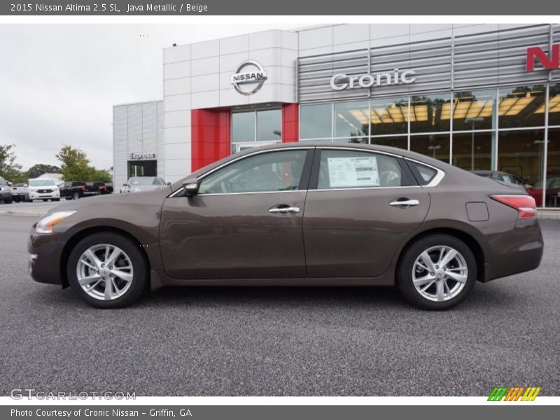 Java Metallic / Beige 2015 Nissan Altima 2.5 SL