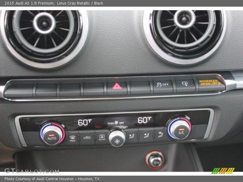 Lotus Gray Metallic / Black 2015 Audi A3 1.8 Premium