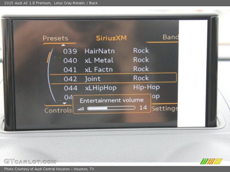 Lotus Gray Metallic / Black 2015 Audi A3 1.8 Premium