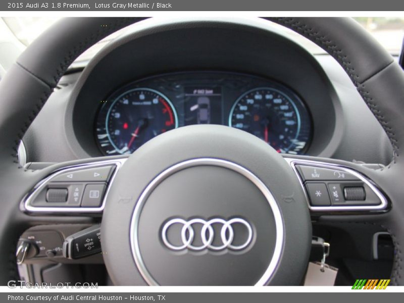Lotus Gray Metallic / Black 2015 Audi A3 1.8 Premium