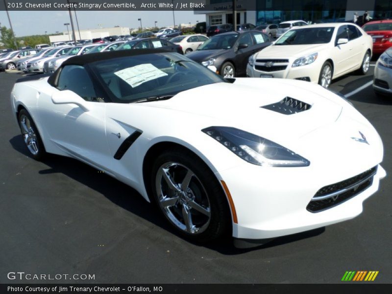 Front 3/4 View of 2015 Corvette Stingray Convertible