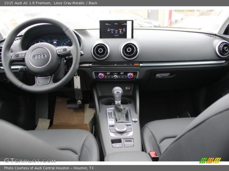 Lotus Gray Metallic / Black 2015 Audi A3 1.8 Premium
