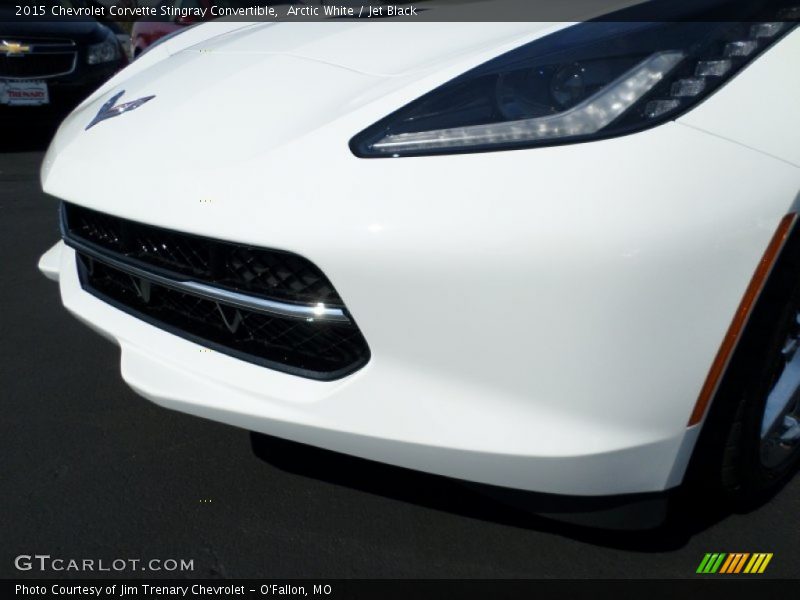 Arctic White / Jet Black 2015 Chevrolet Corvette Stingray Convertible