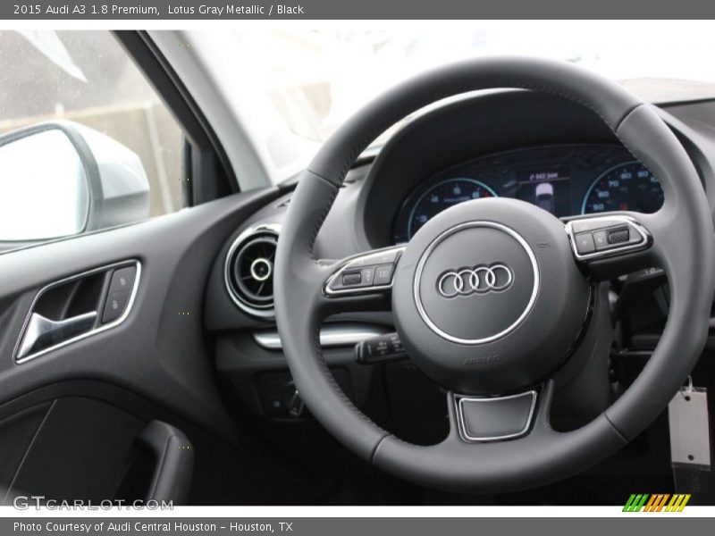 Lotus Gray Metallic / Black 2015 Audi A3 1.8 Premium