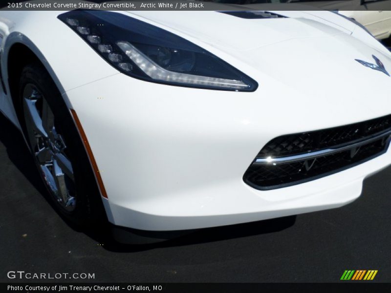 Arctic White / Jet Black 2015 Chevrolet Corvette Stingray Convertible