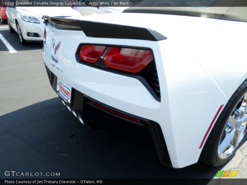 Arctic White / Jet Black 2015 Chevrolet Corvette Stingray Convertible