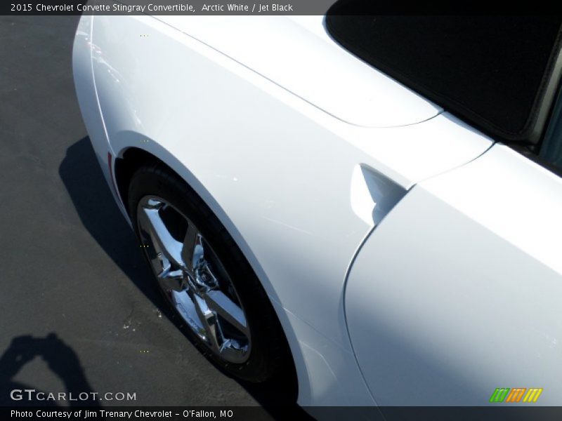 Arctic White / Jet Black 2015 Chevrolet Corvette Stingray Convertible