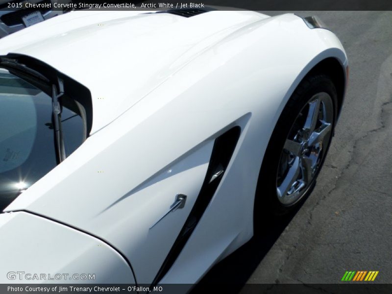 Arctic White / Jet Black 2015 Chevrolet Corvette Stingray Convertible