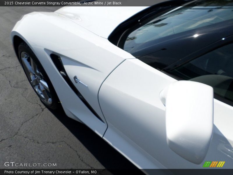 Arctic White / Jet Black 2015 Chevrolet Corvette Stingray Convertible