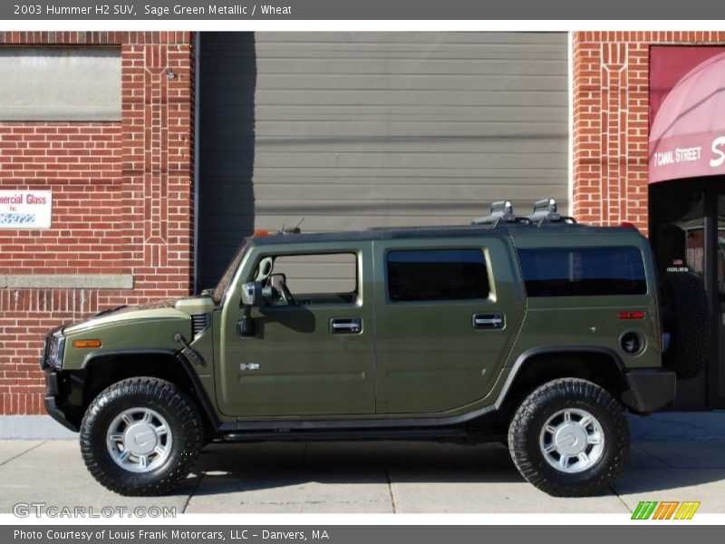 Sage Green Metallic / Wheat 2003 Hummer H2 SUV