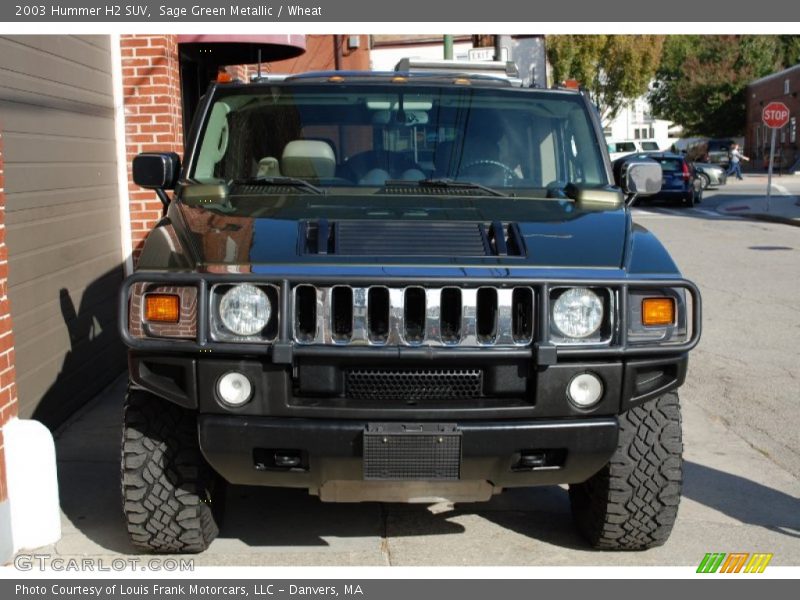 Sage Green Metallic / Wheat 2003 Hummer H2 SUV