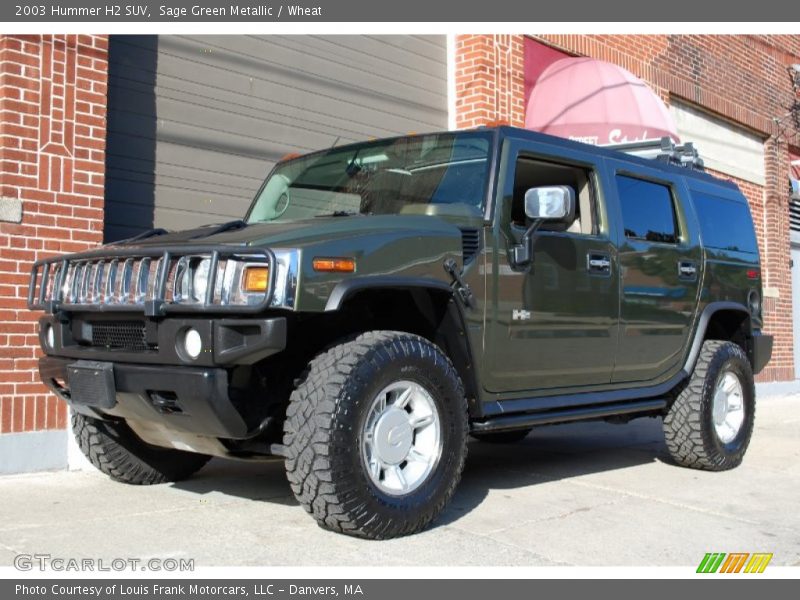 Sage Green Metallic / Wheat 2003 Hummer H2 SUV