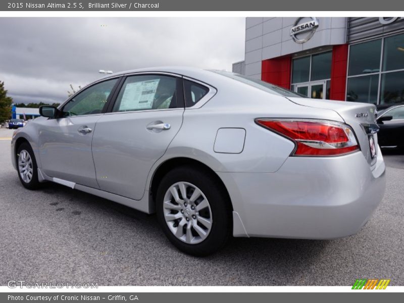 Brilliant Silver / Charcoal 2015 Nissan Altima 2.5 S