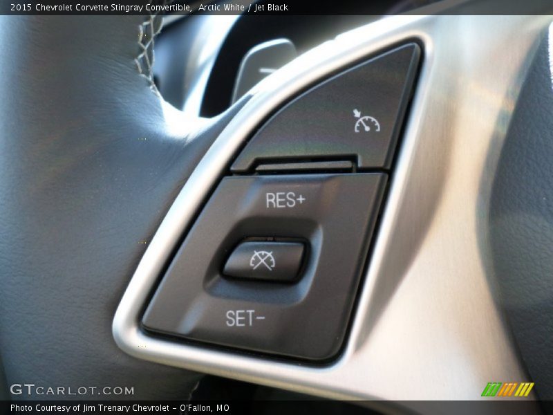 Controls of 2015 Corvette Stingray Convertible