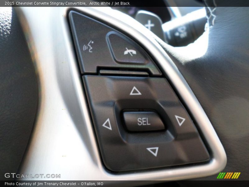 Controls of 2015 Corvette Stingray Convertible