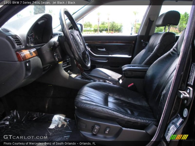 Jet Black / Black 1995 BMW 7 Series 740iL Sedan