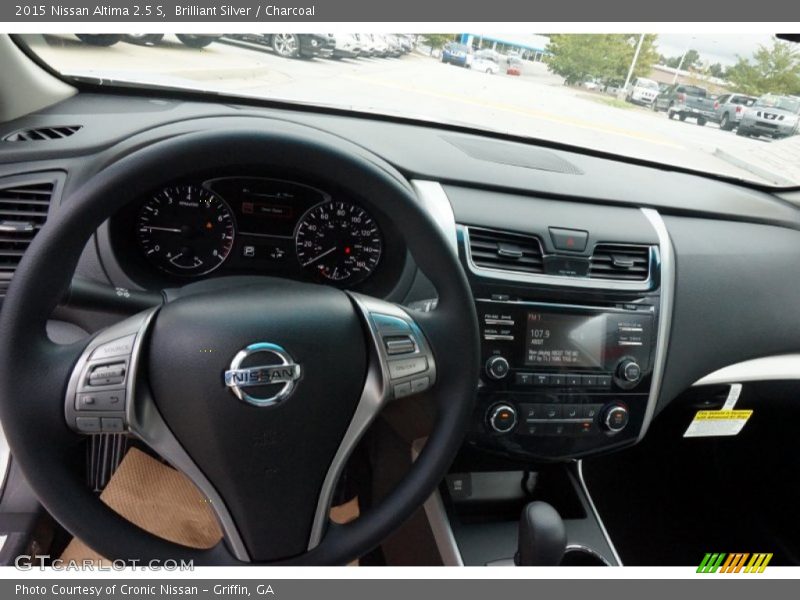 Brilliant Silver / Charcoal 2015 Nissan Altima 2.5 S