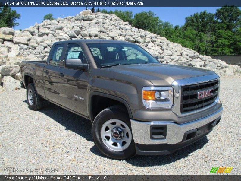 Bronze Alloy Metallic / Jet Black/Dark Ash 2014 GMC Sierra 1500 Double Cab