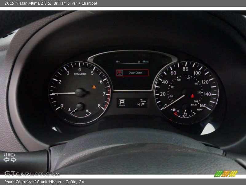 Brilliant Silver / Charcoal 2015 Nissan Altima 2.5 S