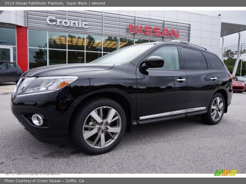 Super Black / Almond 2014 Nissan Pathfinder Platinum