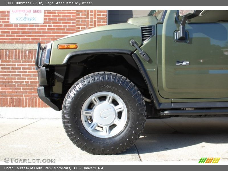 Sage Green Metallic / Wheat 2003 Hummer H2 SUV