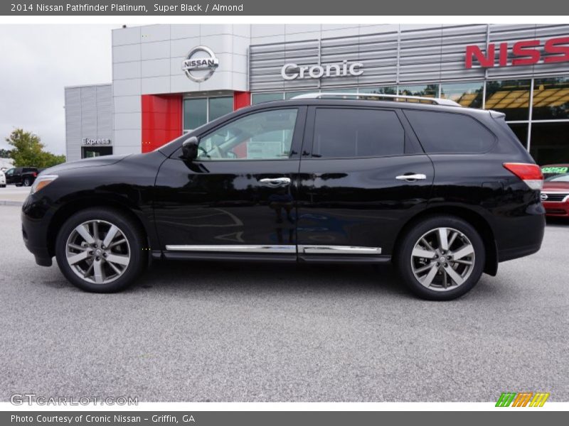 Super Black / Almond 2014 Nissan Pathfinder Platinum