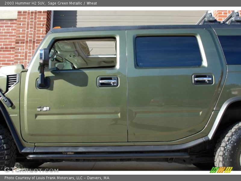 Sage Green Metallic / Wheat 2003 Hummer H2 SUV