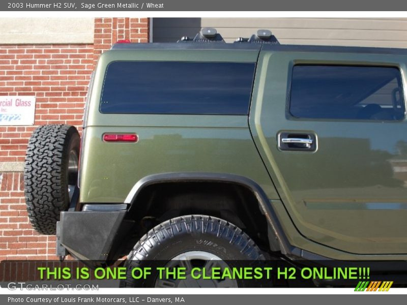 Sage Green Metallic / Wheat 2003 Hummer H2 SUV